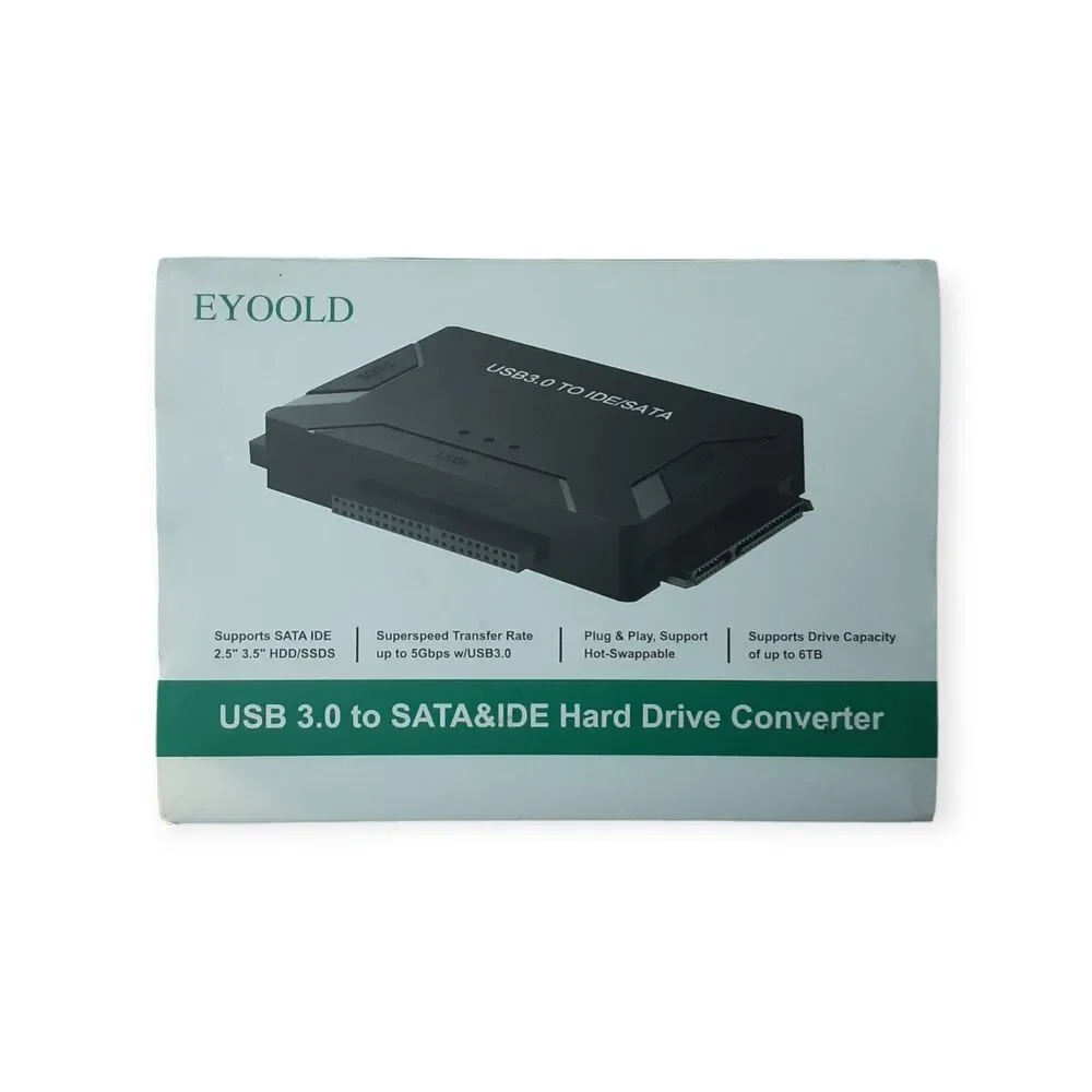 USB 3.0 to IDE & SATA Hard Drive Converter